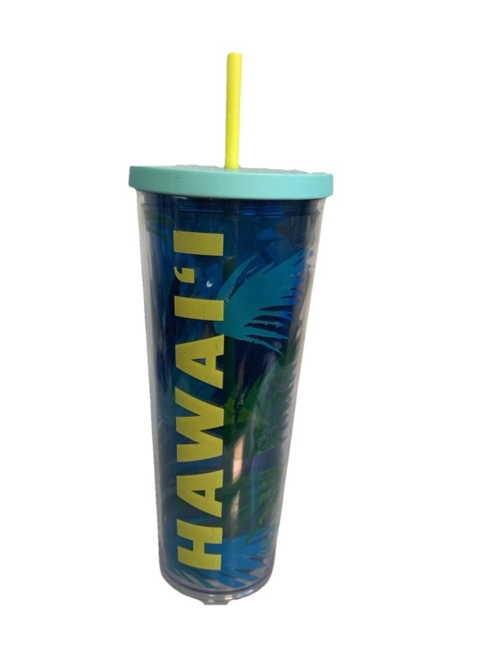Starbucks Hawaii Exclusive 2014 Tropical Palm Tree  Venti 24oz Cold Cup Tumbler